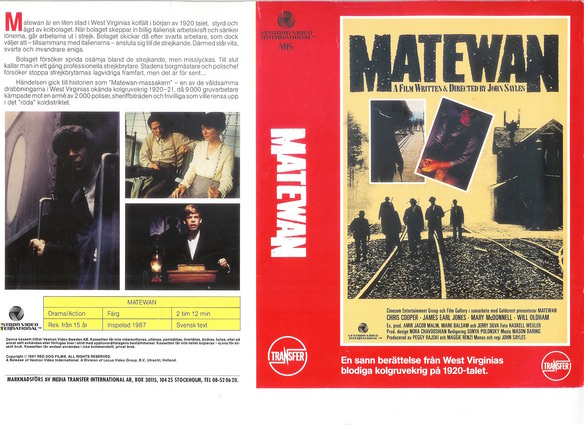 MATEWAN (vhs-omslag)