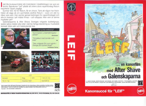 LEIF (vhs-omslag)