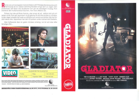 GLADIATOR (vhs-omslag)