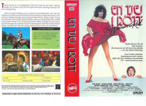 EN TJEJ I RÖTT (vhs-omslag)