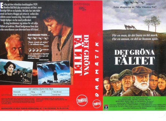 DET GRÖNA FÄLTET (vhs-omslag)