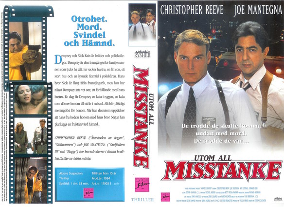 UTOM ALL MISSTANKE (Vhs-Omslag)