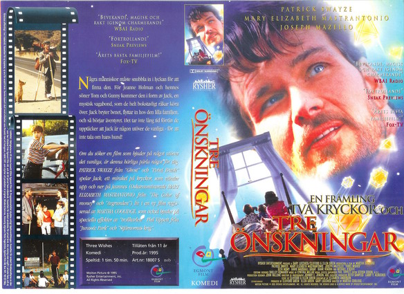 TRE ÖNSKNINGAR (Vhs-Omslag)