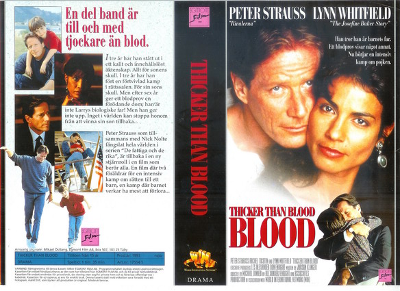 THICKER THAN BLOOD (Vhs-Omslag)