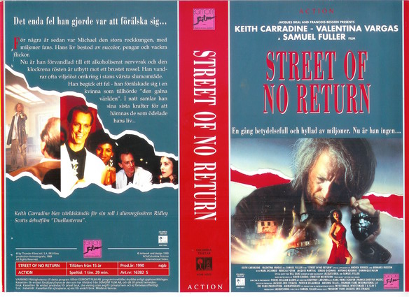 16382 STREET OF NO RETURN (Vhs)
