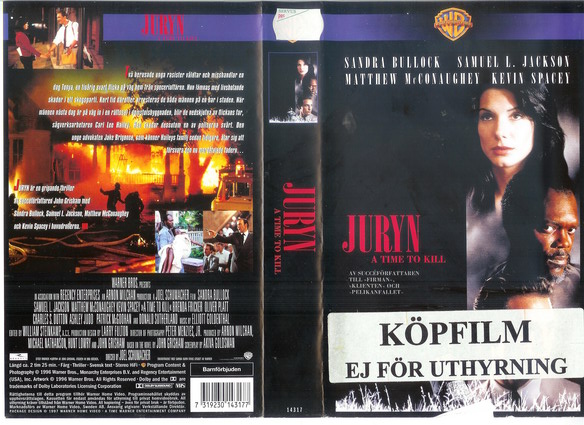 JURYN  - A TIME TO KILL (VHS)