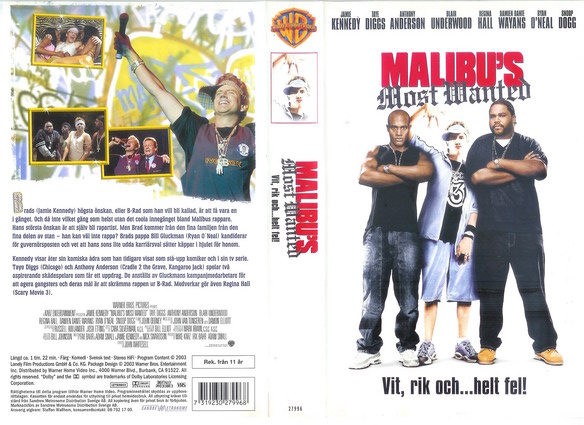 MALIBU'S MOST WANTED (VHS)