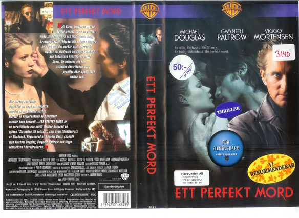 ETT PERFEKT MORD (VHS)