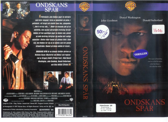 ONDSKANS SPÅR (VHS)