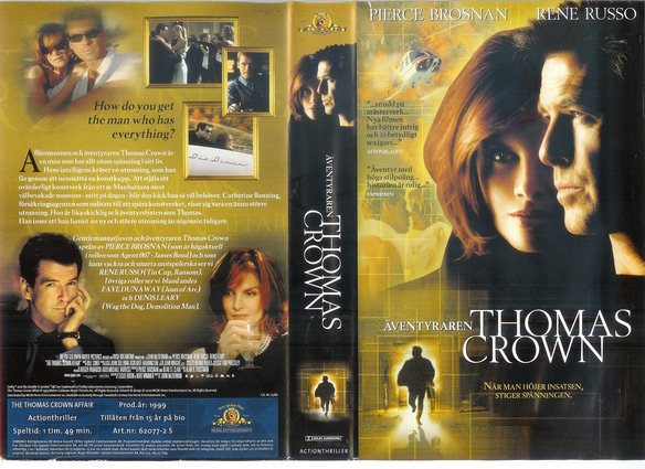ÄVENTYRAREN THOMAS CROWN (VHS)