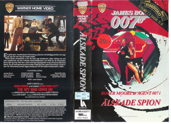 99201 ÄLSKADE SPION (VHS)