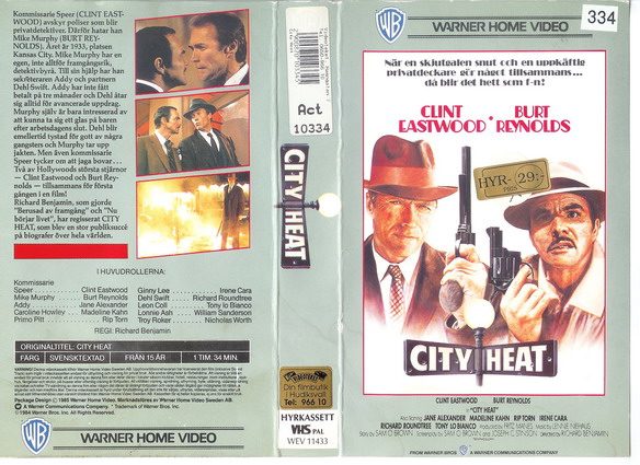 11433 CITY HEAT (VHS)