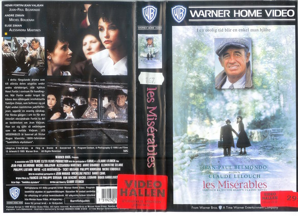 14141 LES MISERABLES - 1995 (VHS)
