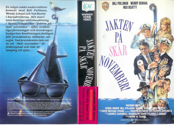 JAKTEN PÅ SKÄR NOVEMBER (vhs-omslag)