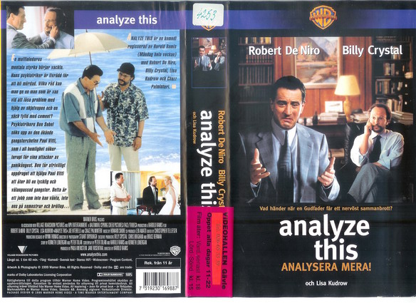 ANALYZE THIS (vhs-omslag)