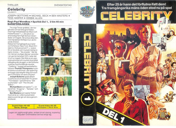CELEBRITY DEL 1 (VHS)