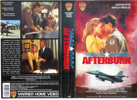 AFTERBURN (vhs-omslag)