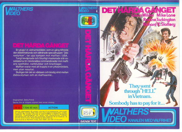 08 DET HÅRDA GÄNGET (VHS)