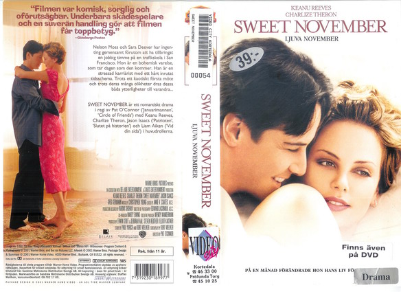 SWEET NOVEMBER (VHS)