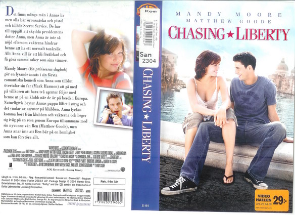 CHASING LIBERTY (VHS)