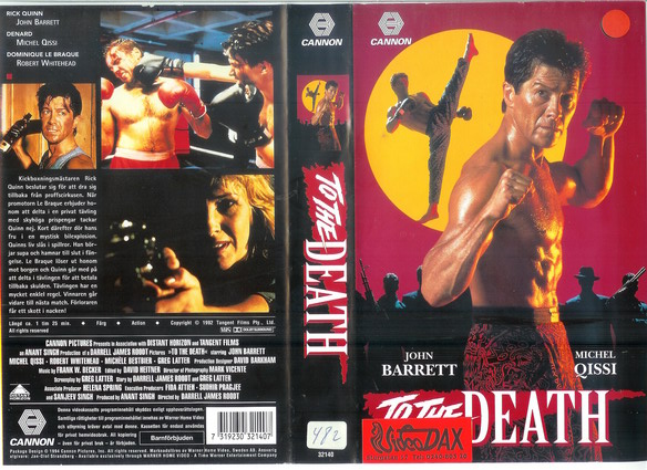 TO THE DEATH (vhs-omslag)
