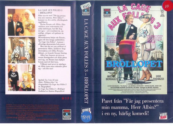 25179 LA CAGE AUX FOLLES 3 BRÖLLOPET (VHS)
