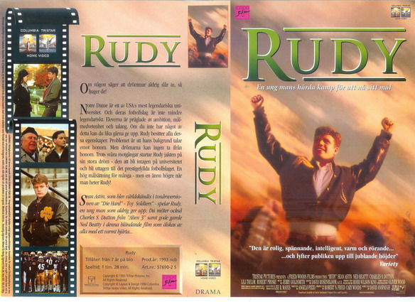 RUDY (Vhs-Omslag)
