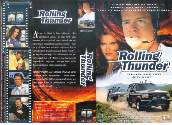 ROLLING THUNDER (Vhs-Omslag)