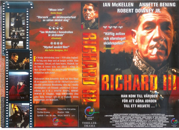 RICHARD III (Vhs-Omslag)