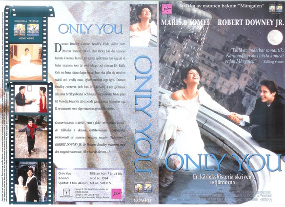 ONLY YOU (Vhs-Omslag)