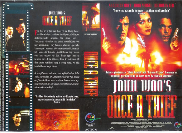 ONCE A THIEF (Vhs-Omslag)