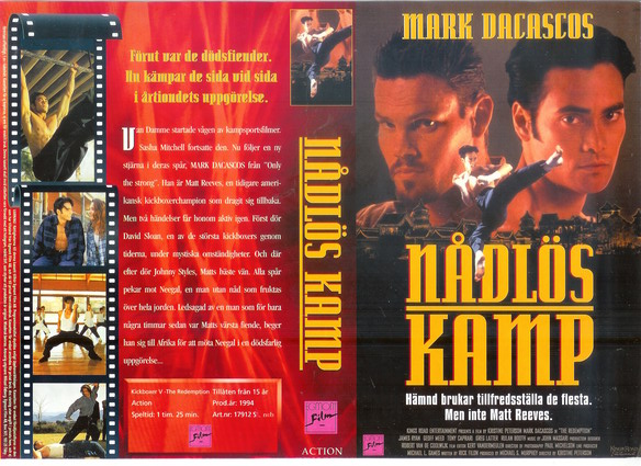 NÅDLÖS KAMP (Vhs-Omslag)