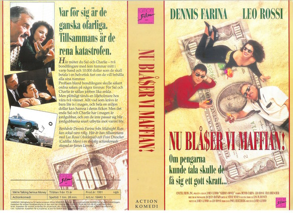 NU BLÅSER VI MAFFIAN! (Vhs-Omslag)