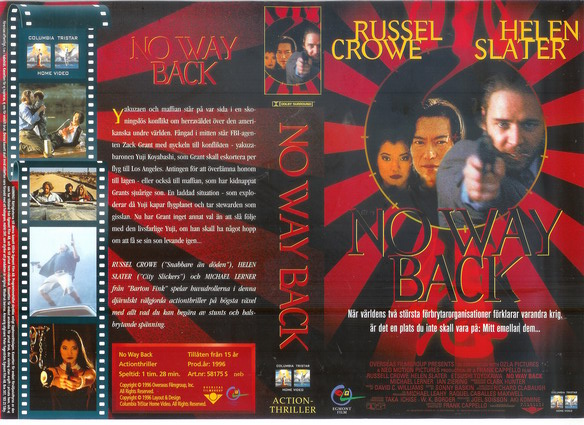 NO WAY BACK (Vhs-Omslag)