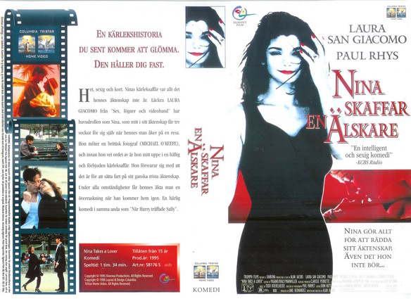 NINA SKAFFAR EN ÄLSKARE (Vhs-Omslag)