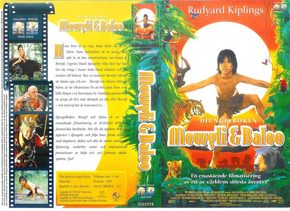 MOWGLI OCH BALOO (Vhs-Omslag)