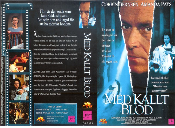 MED KALLT BLOD (Vhs-Omslag)
