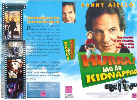 HURRA JAG ÄR KIDNAPPAD (Vhs-Omslag)
