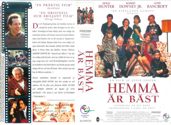 HEMMA ÄR BÄST (Vhs-Omslag)