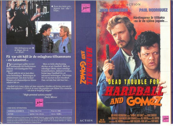 HARDBALL AND GOMEZ 2 dead trouble (Vhs-Omslag)