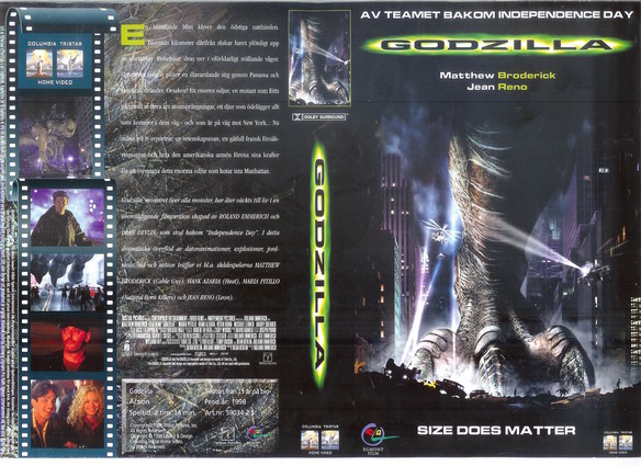 59034 GODZILLA (VHS)