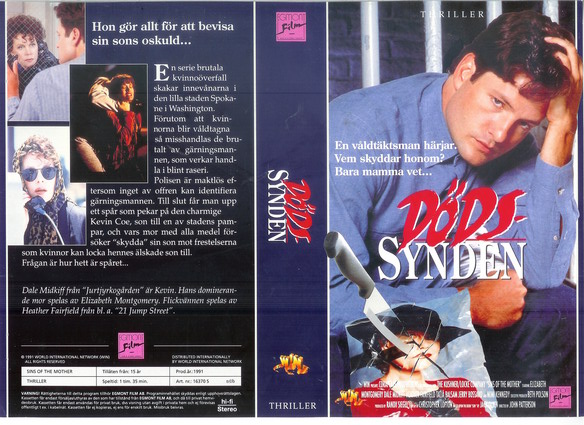 DÖDS SYNDEN (Vhs-Omslag)
