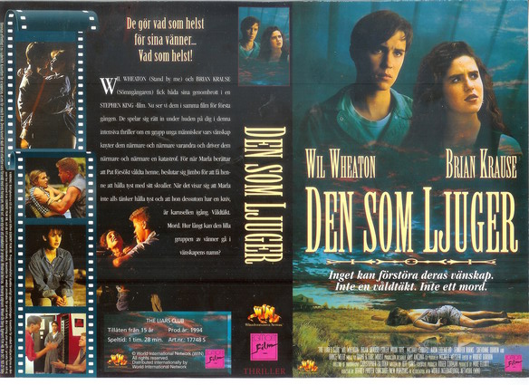 DEN SOM LJUGER (Vhs-Omslag)