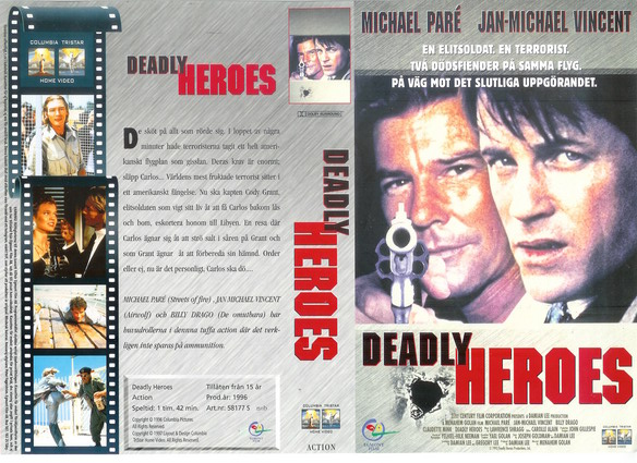 DEADLY HEROES (Vhs-Omslag)