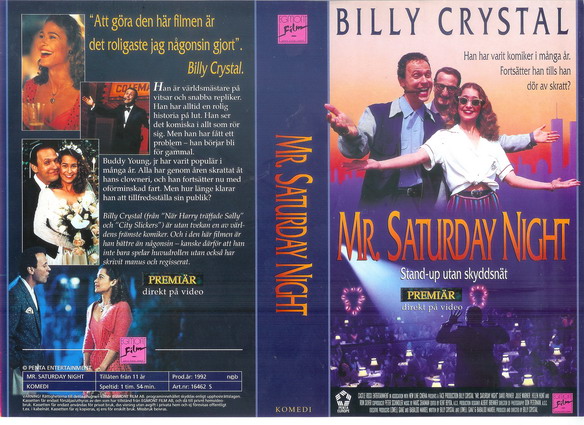 MR. SATURDAY NIGHT (Vhs-Omslag)
