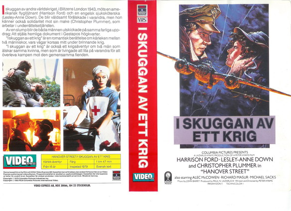 I SKUGGAN AV ETT KRIG (vhs-omslag)
