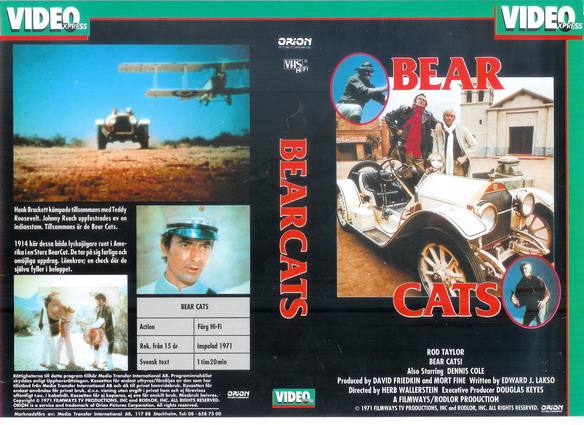 BEAR CATS (vhs omslag)