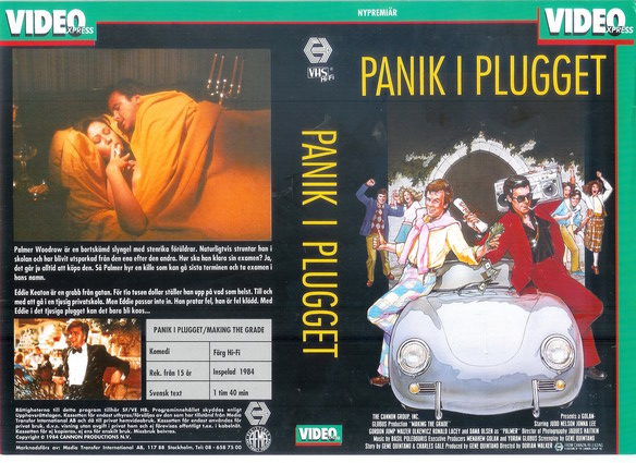 PANIK I PLUGGET (vhs-omslag)