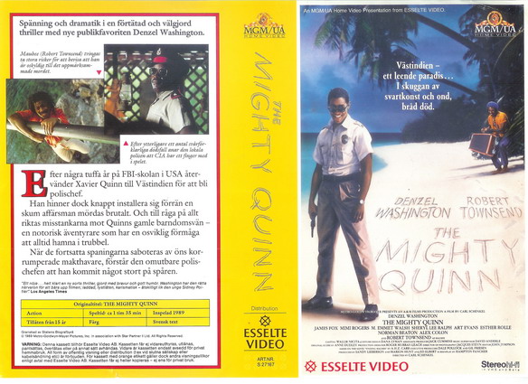 MIGHTY QUINN (Vhs-Omslag)