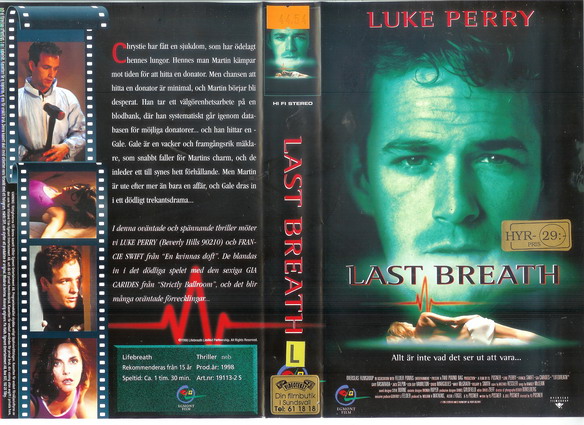 LAST BREATH (Vhs-Omslag)